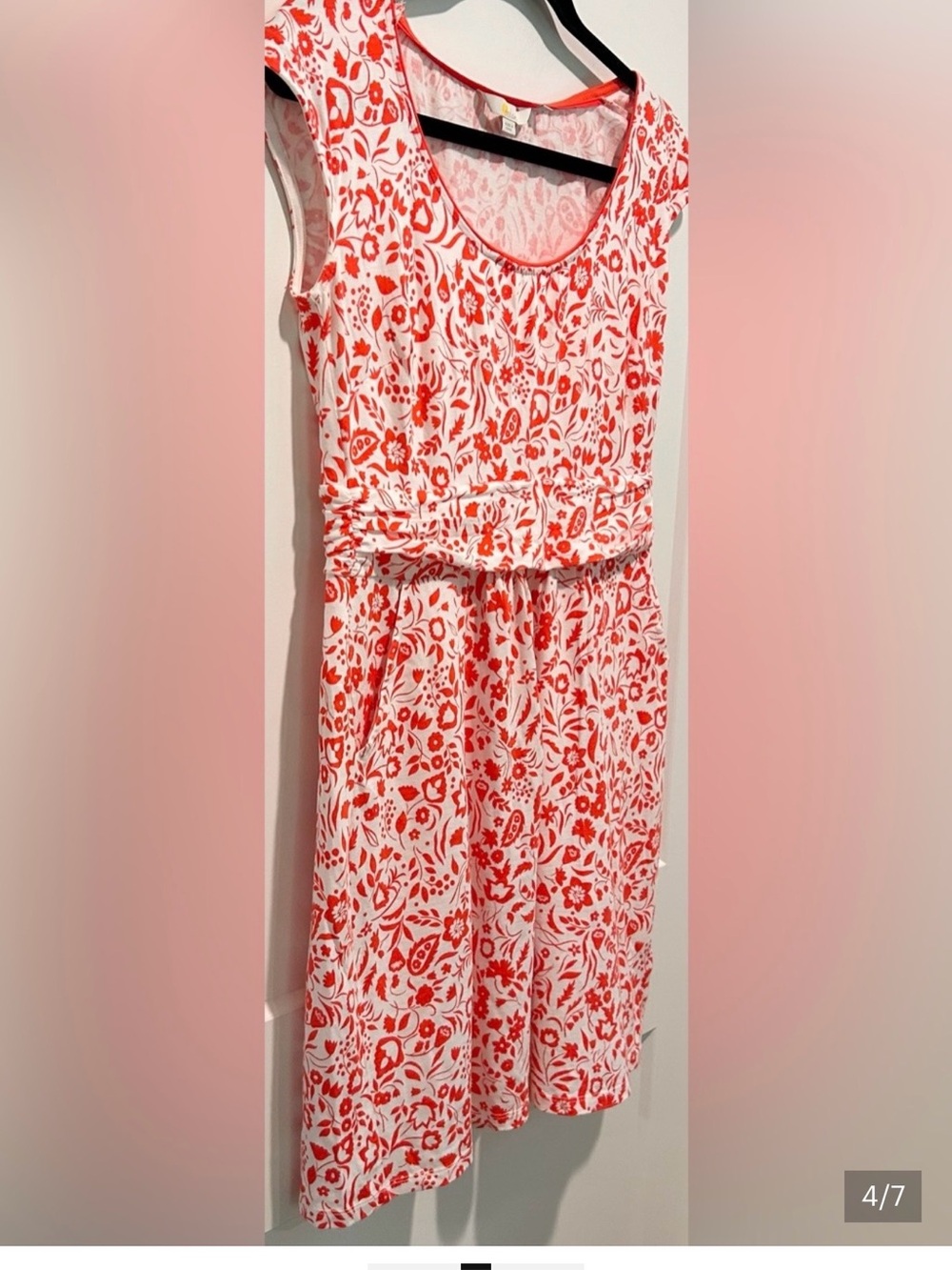 Boden 2 Dress Bundle 6P Petite Navy & Floral Jersey Knit Fall Capsule - Picture 3 of 13